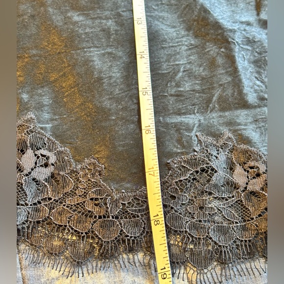 NWT J. Crew Gwen Black Satin Lace Slip Skirt - Women’s Small - Picture 8 of 10